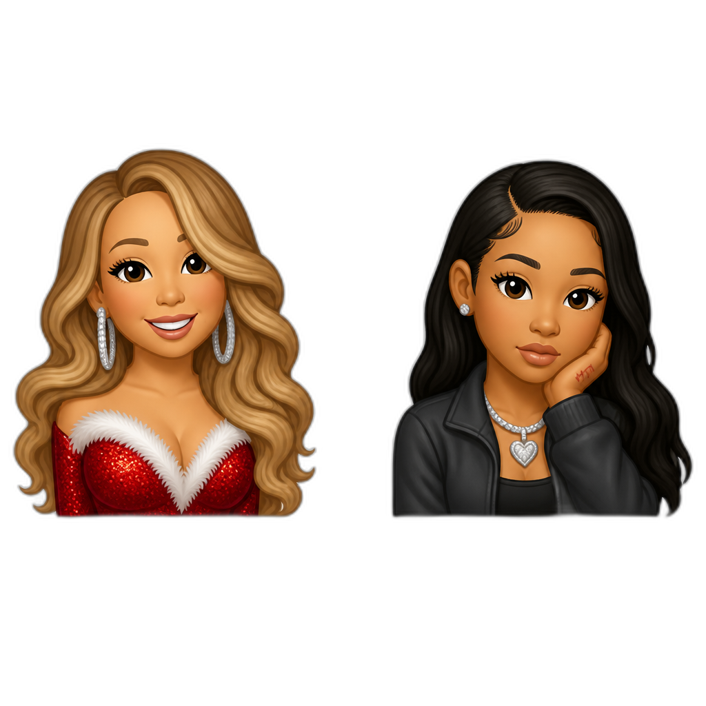 Mariah Carey vs Mariah The Scientist - AI generated emoji