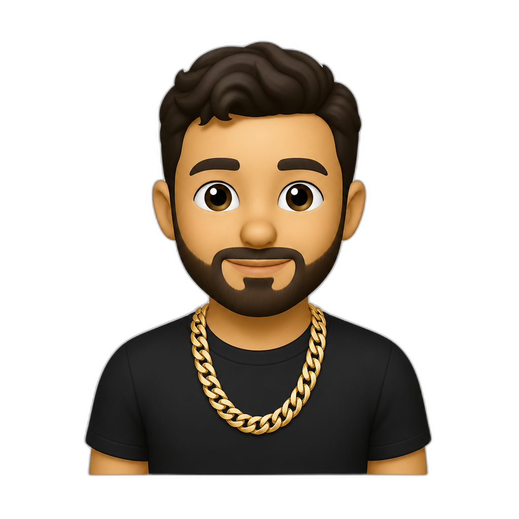man in chain - AI generated emoji