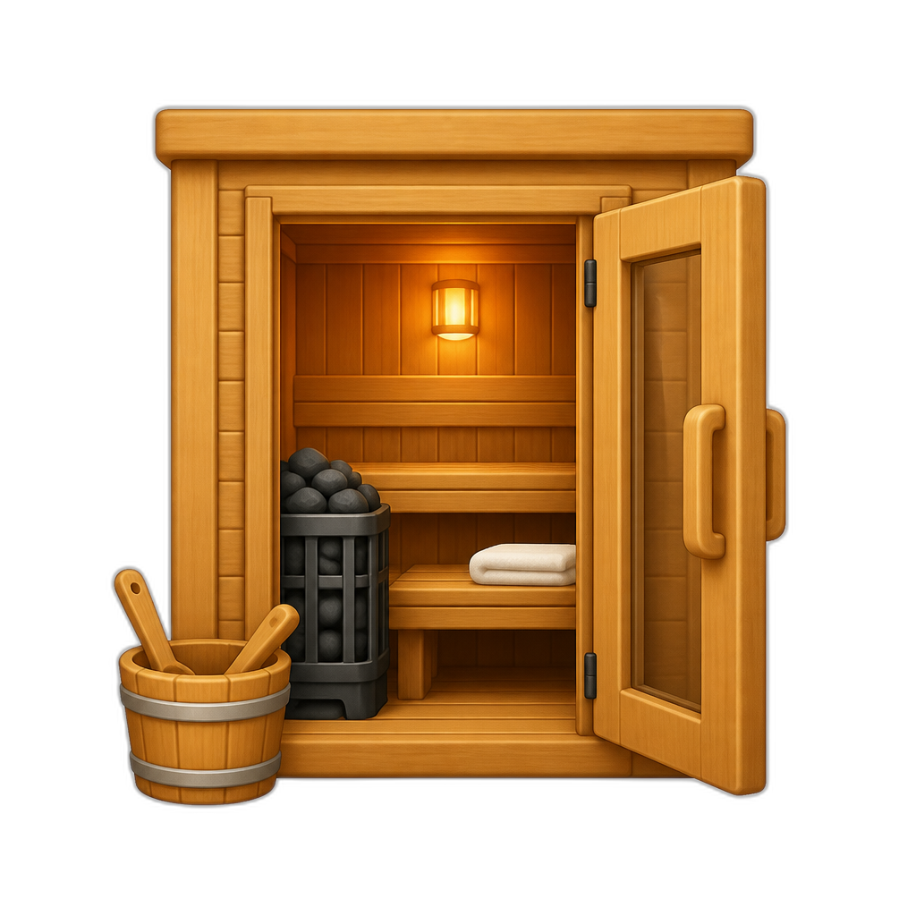 sauna - AI generated emoji