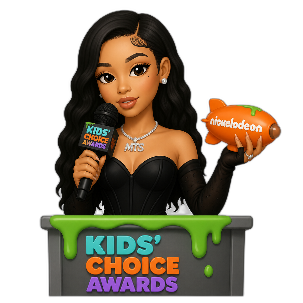 Mariah The Scientist hosting the KCAs - AI generated emoji