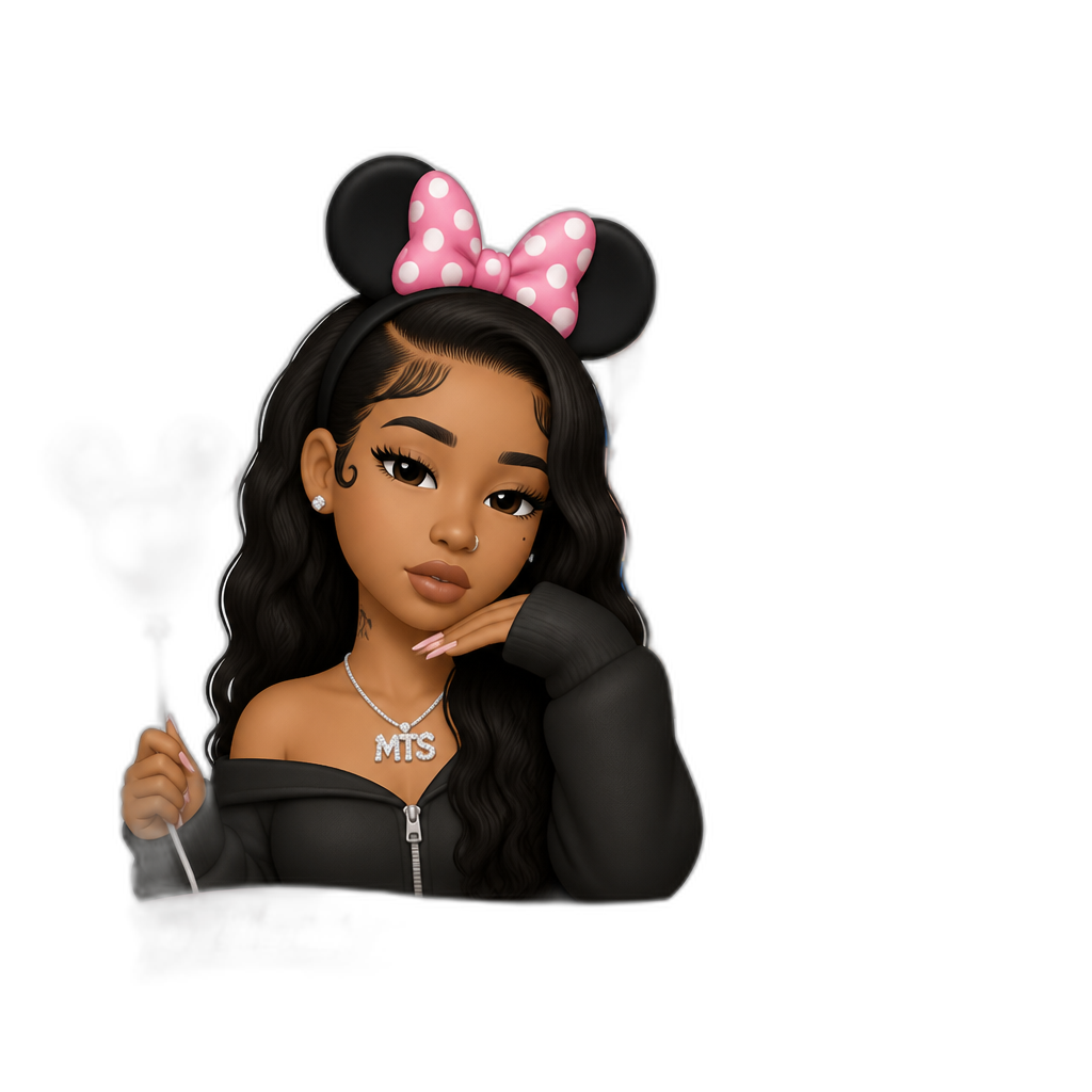 Mariah The Scientist as Disneyland - AI generated emoji