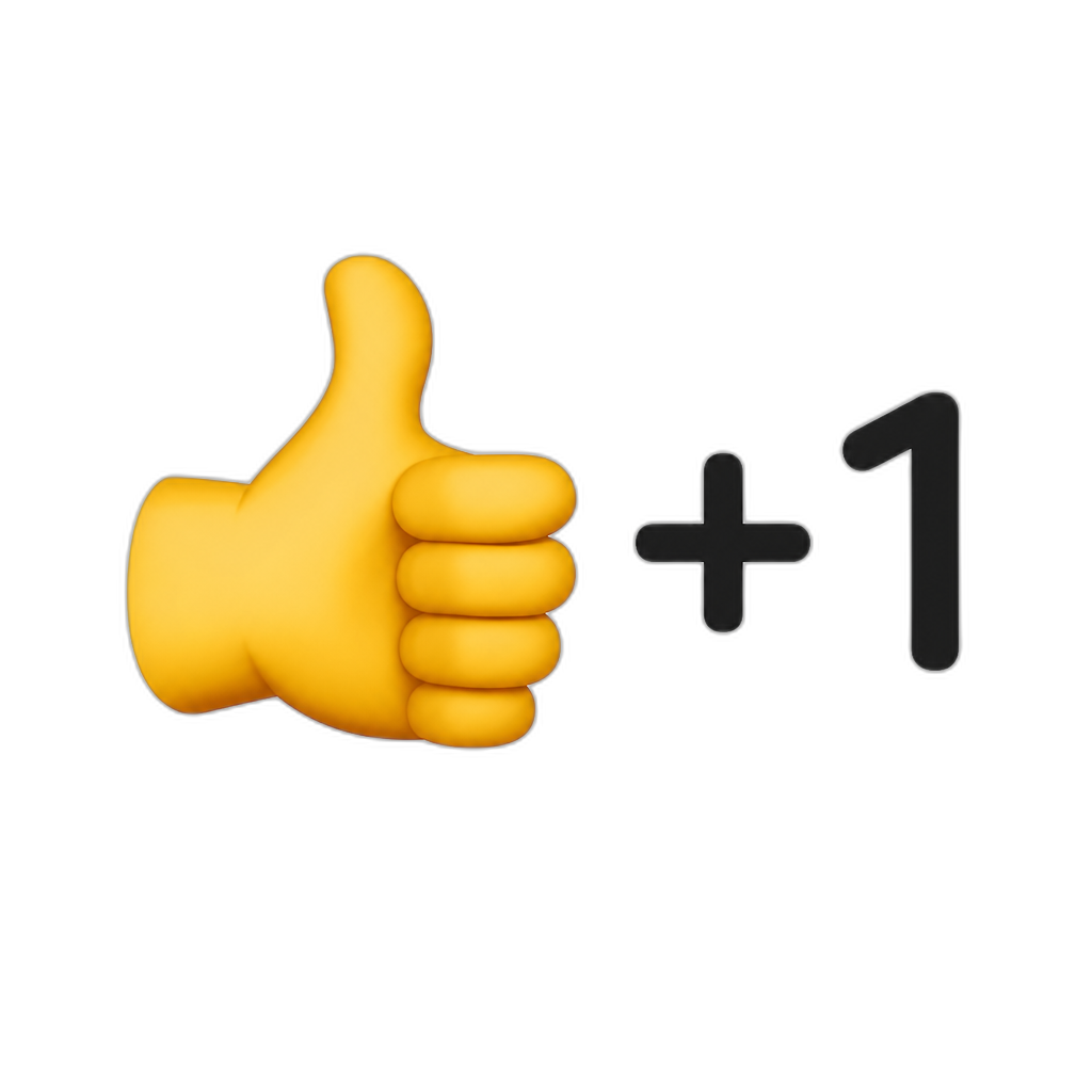 +1 - AI generated emoji