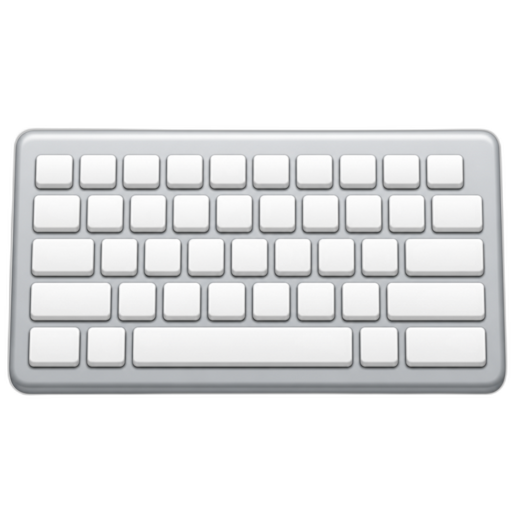 מקלדת ענקית - AI generated emoji