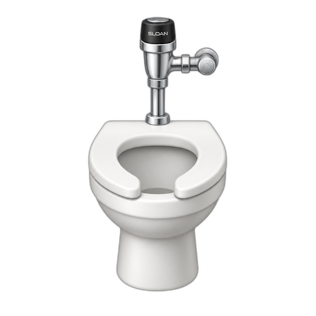Sloan toilet - AI generated emoji