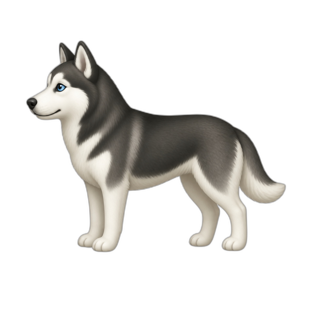 create Siberian Car (side) - AI generated emoji