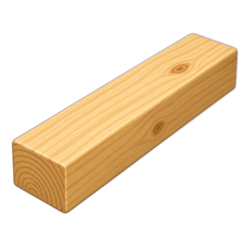 wood 2x4 - AI generated emoji
