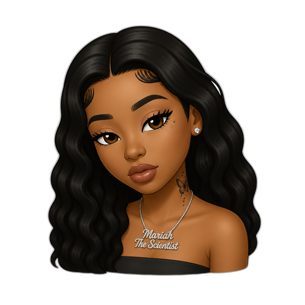 Mariah The Scientist - AI generated emoji