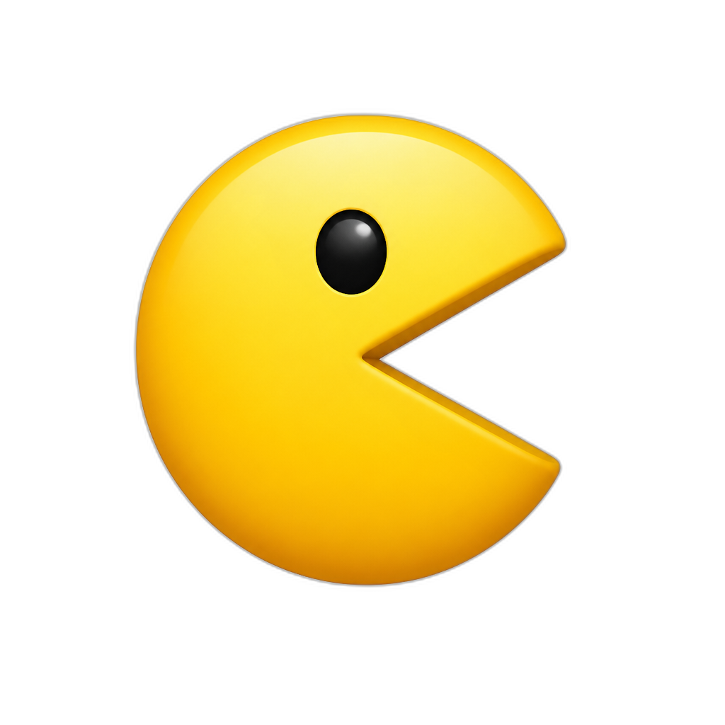 pac man - AI generated emoji