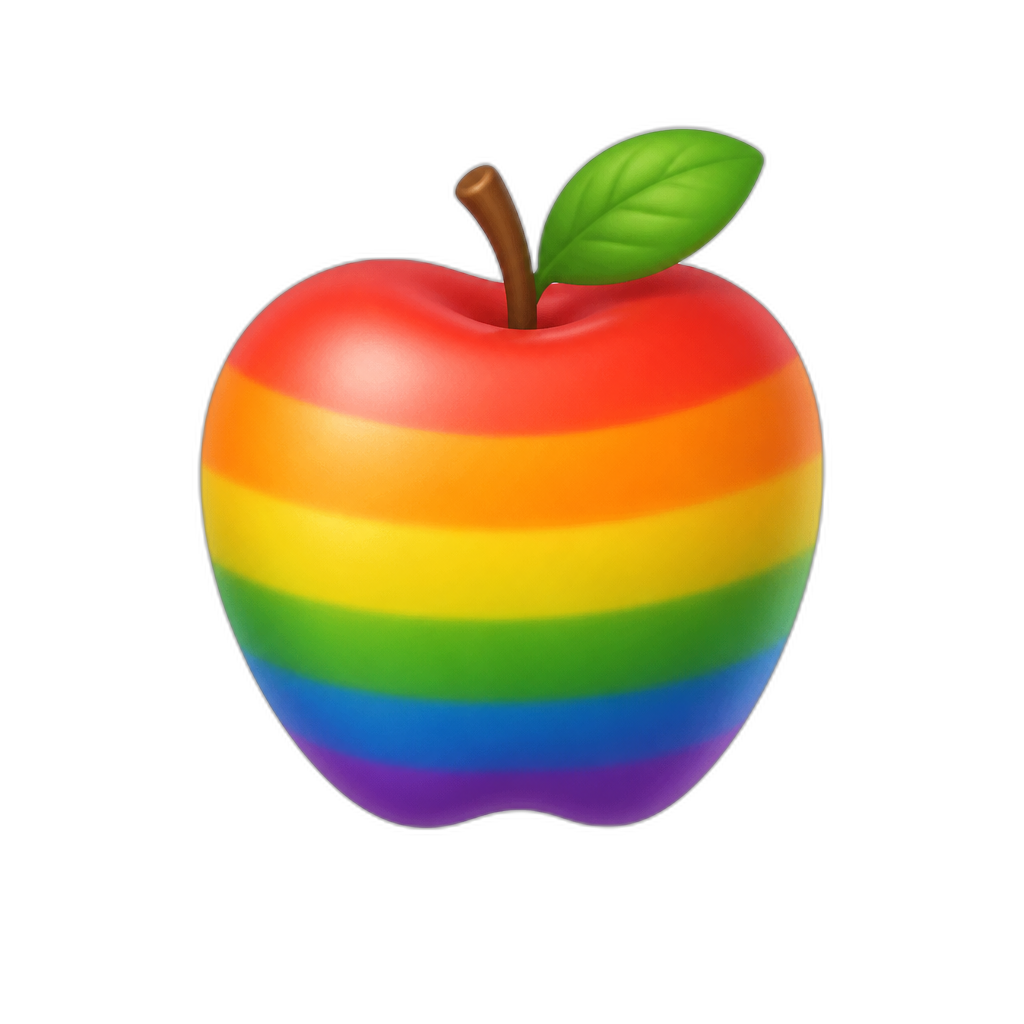 Rainbow fruit - AI generated emoji