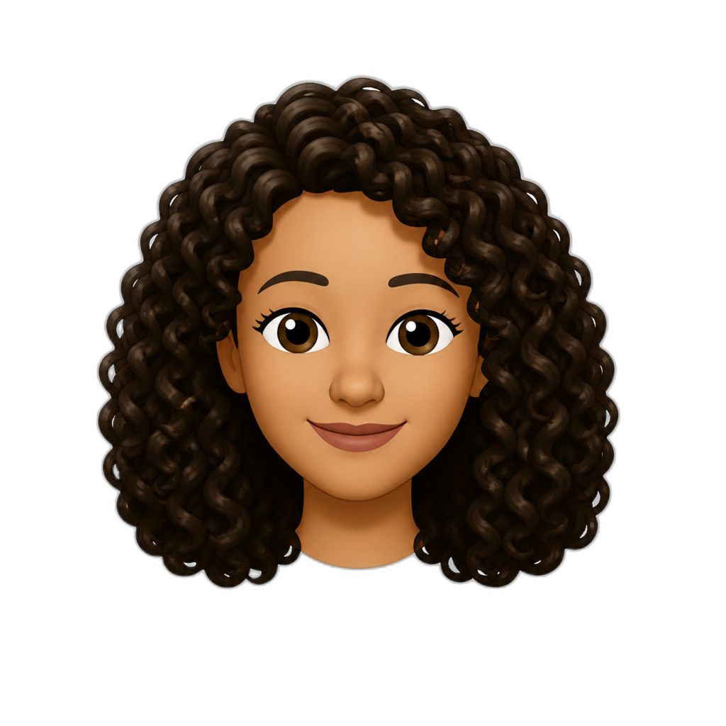 Cabelo cacheado - AI generated emoji