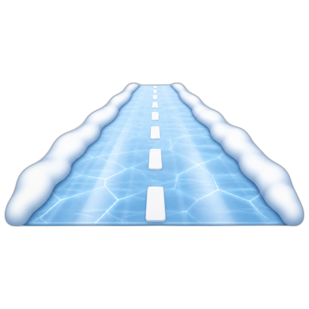 ice road - AI generated emoji