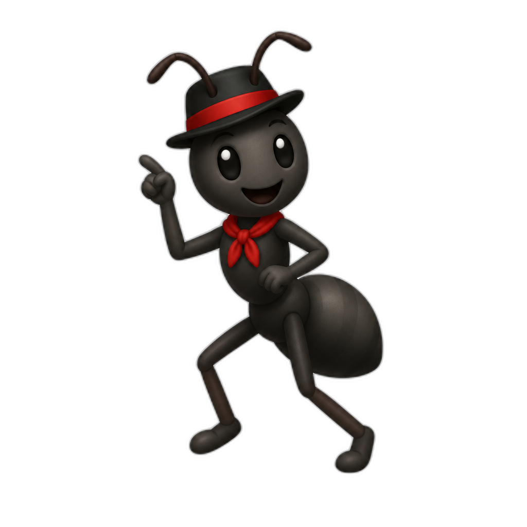 ant salsa dancing - AI generated emoji