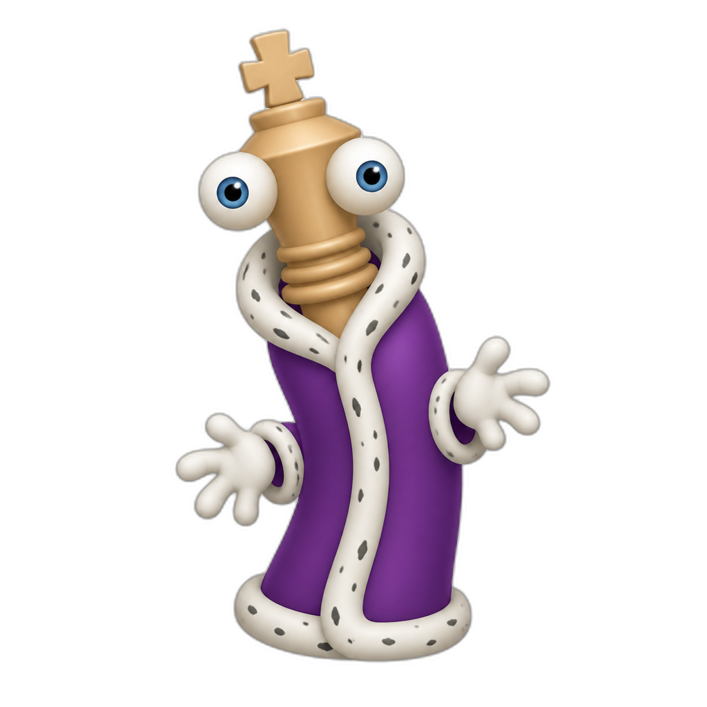 The amazing digital circus "gloink king" - AI generated emoji