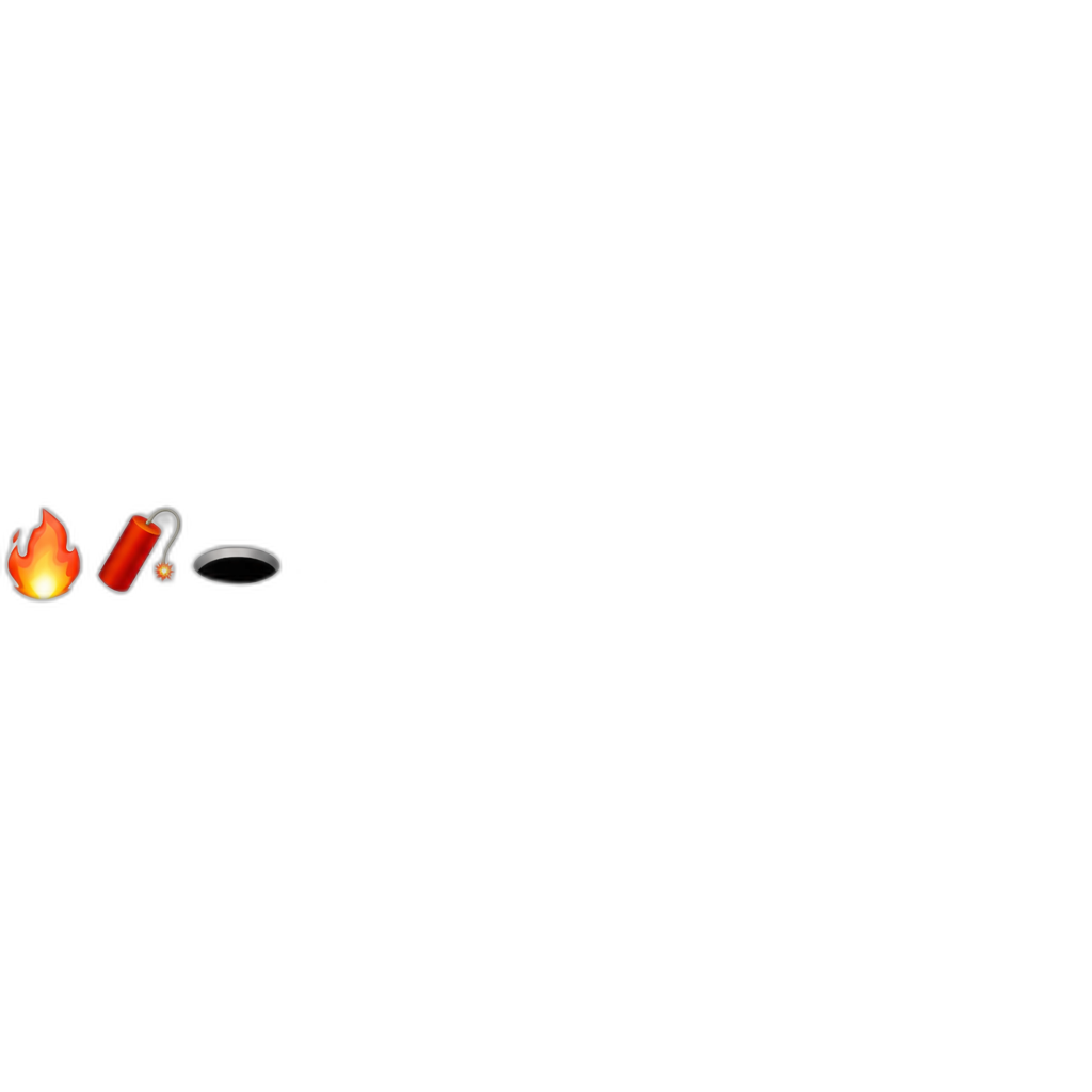 🔥🧨🕳️💥💥💥💥💥💥💥💥💥💥 - AI generated emoji