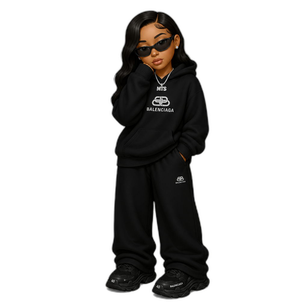 Mariah The Scientist in Balenciaga - AI generated emoji