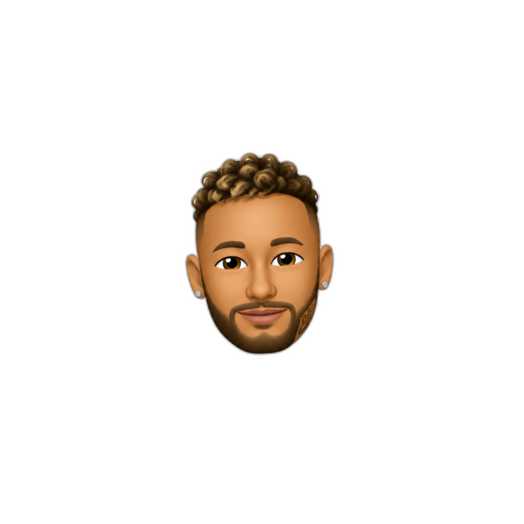 Neymar emoji small size - AI generated emoji