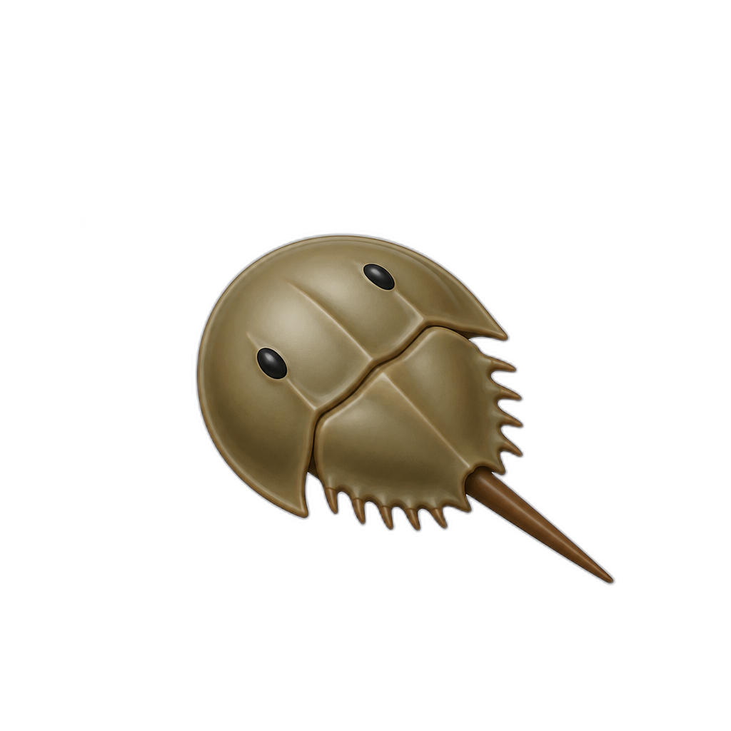 H is for horseshoe crab - AI generated emoji
