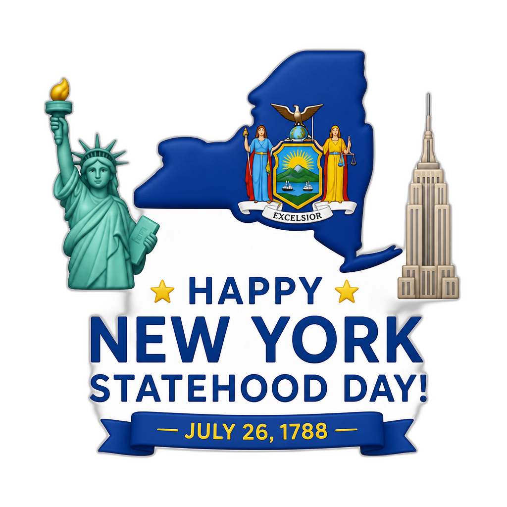 New York Statehood Day - AI generated emoji