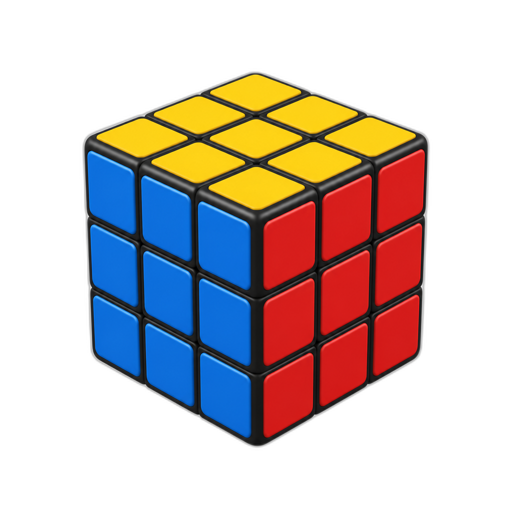 cubik cube - AI generated emoji