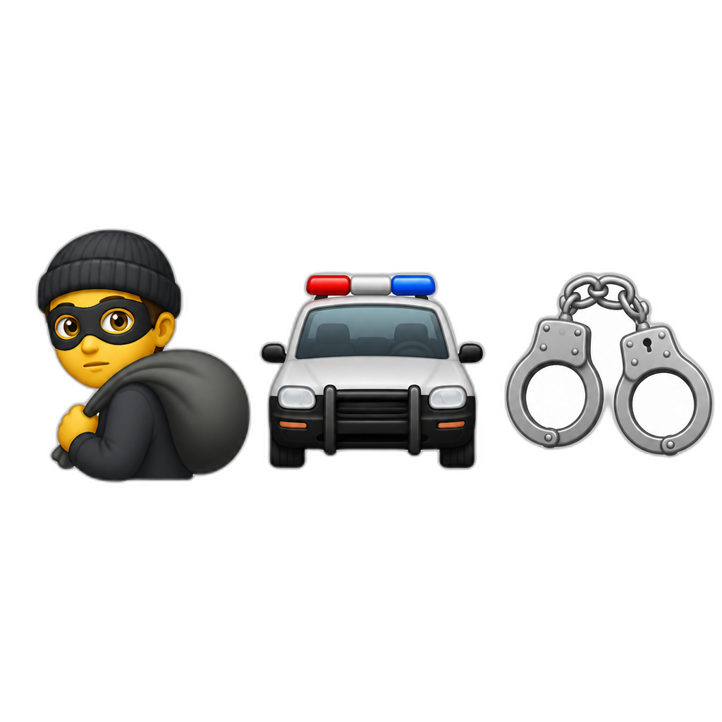 crime emojis - AI generated emoji
