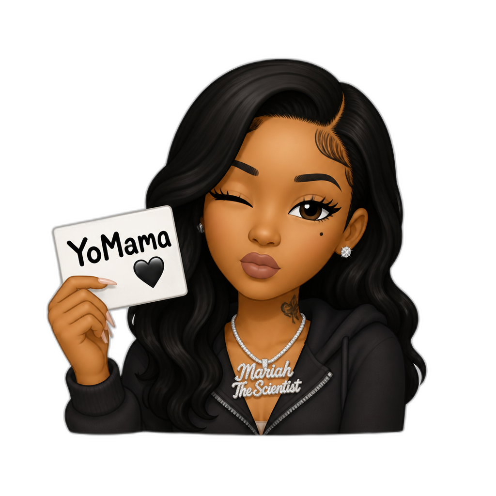 Mariah The Scientist YoMama - AI generated emoji