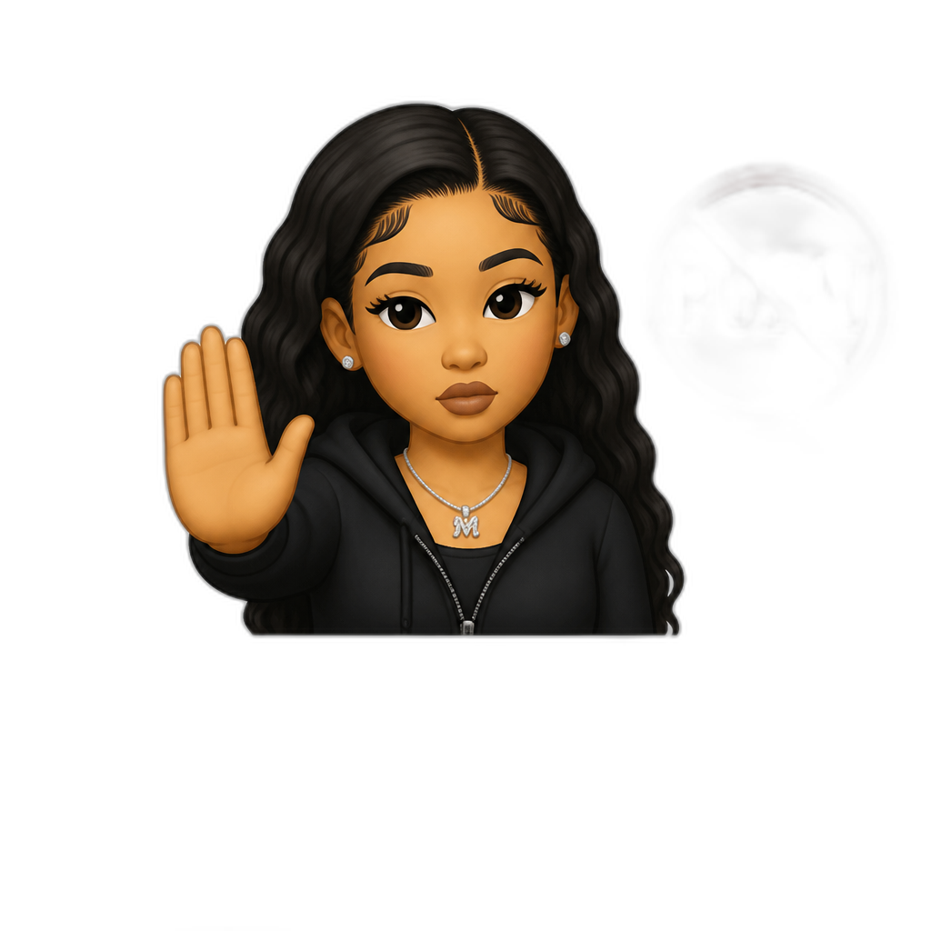 Mariah The Scientist is against porn - AI generated emoji