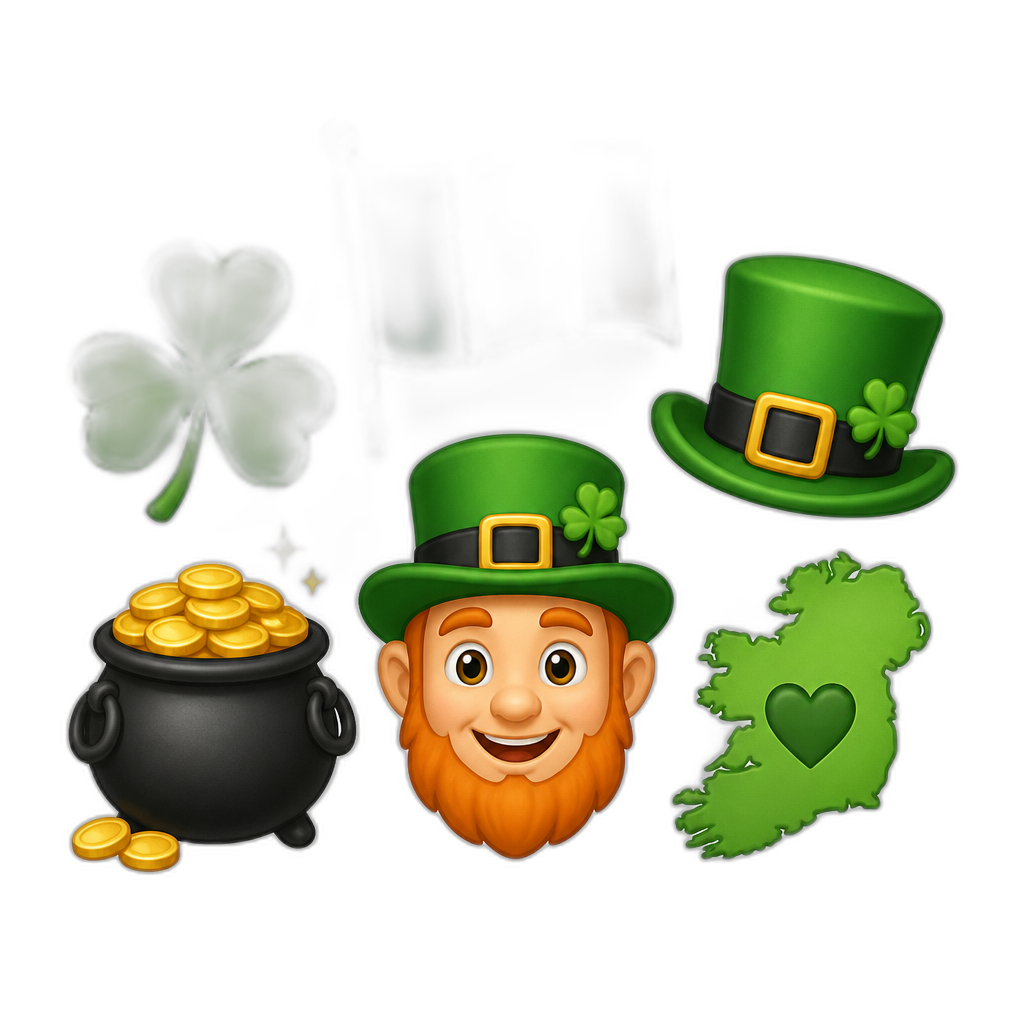 st patrick ireland - AI generated emoji