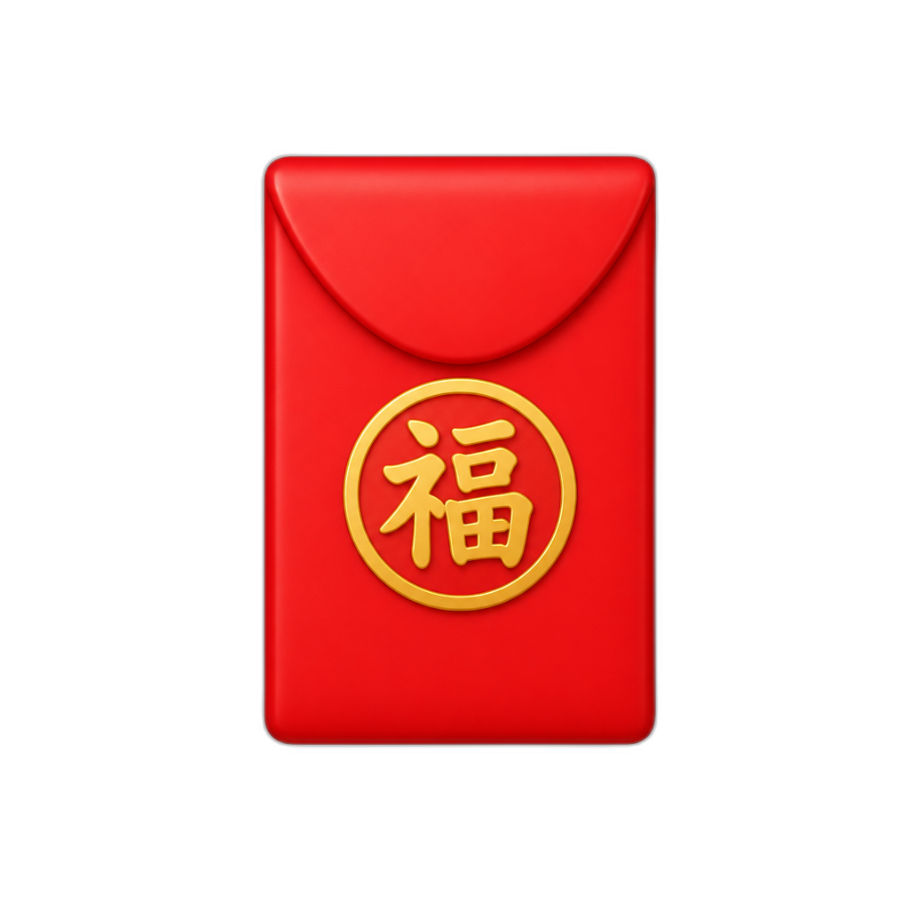 pls a red chinese envelope - AI generated emoji