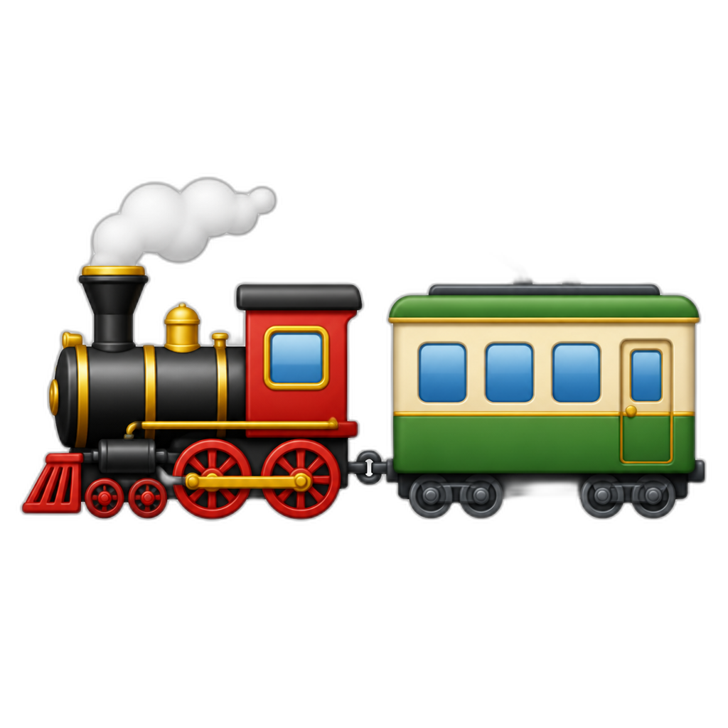 🚂🚃 - AI generated emoji
