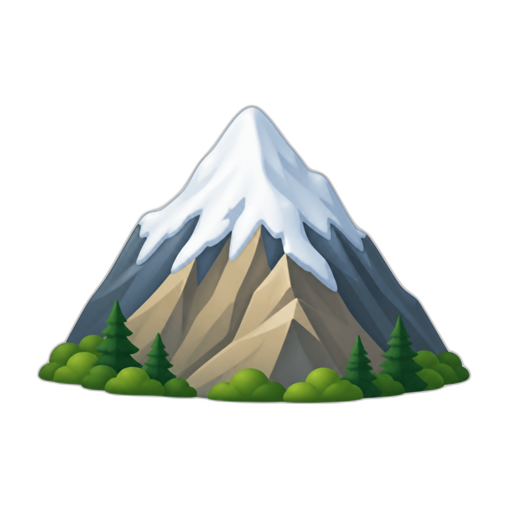 Mountain - AI generated emoji