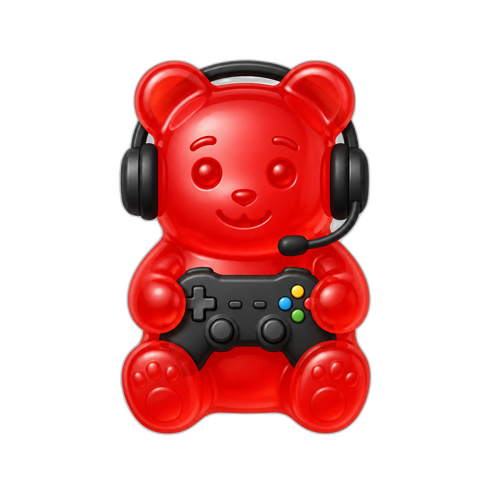 Gummy of gamer - AI generated emoji