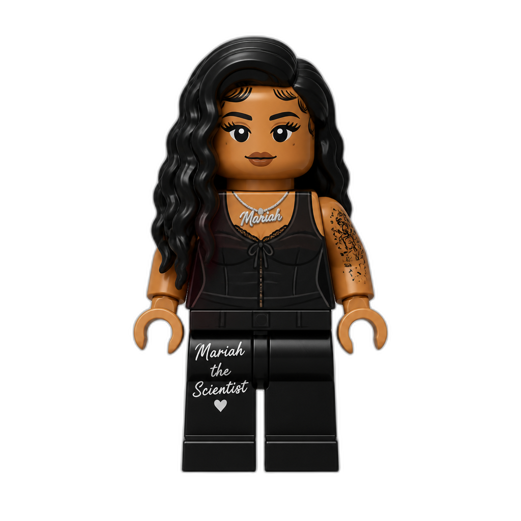 Mariah The Scientist Lego - AI generated emoji