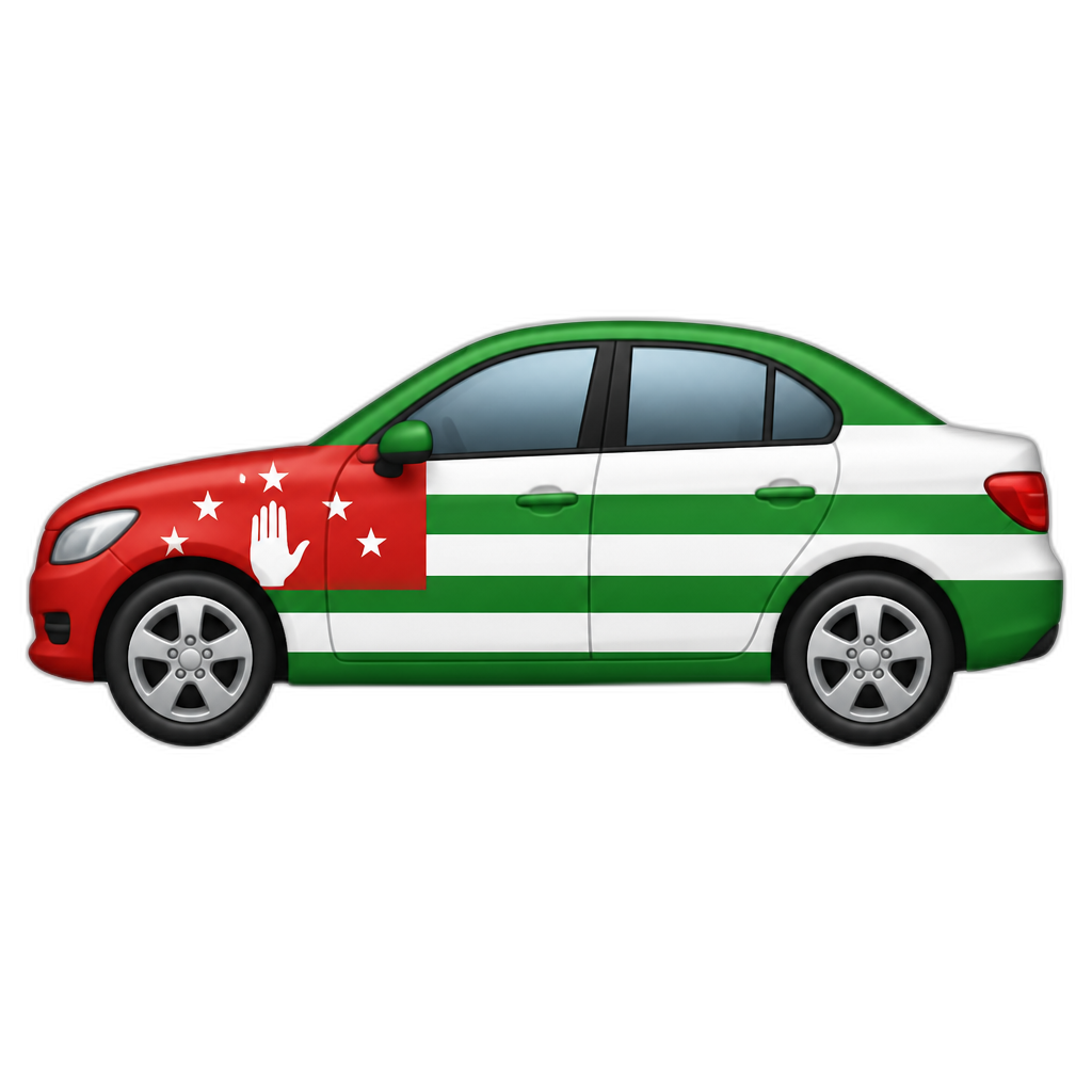 create Abkhazia Car (side) - AI generated emoji