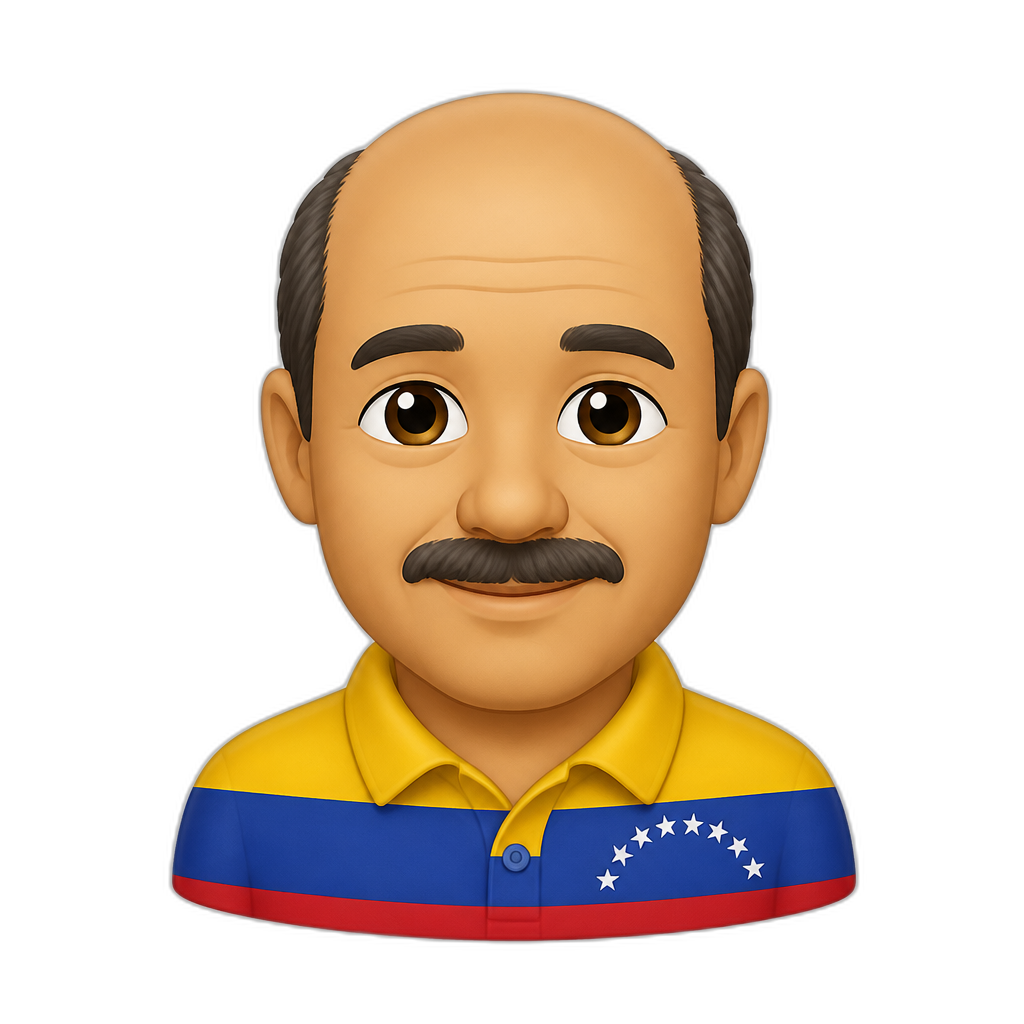 50-year-old Venezuelan male balding - AI generated emoji