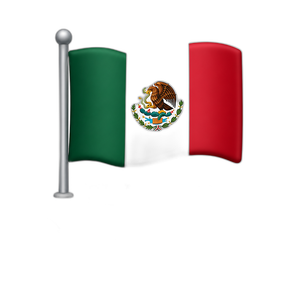 Flag Day in Mexico - AI generated emoji