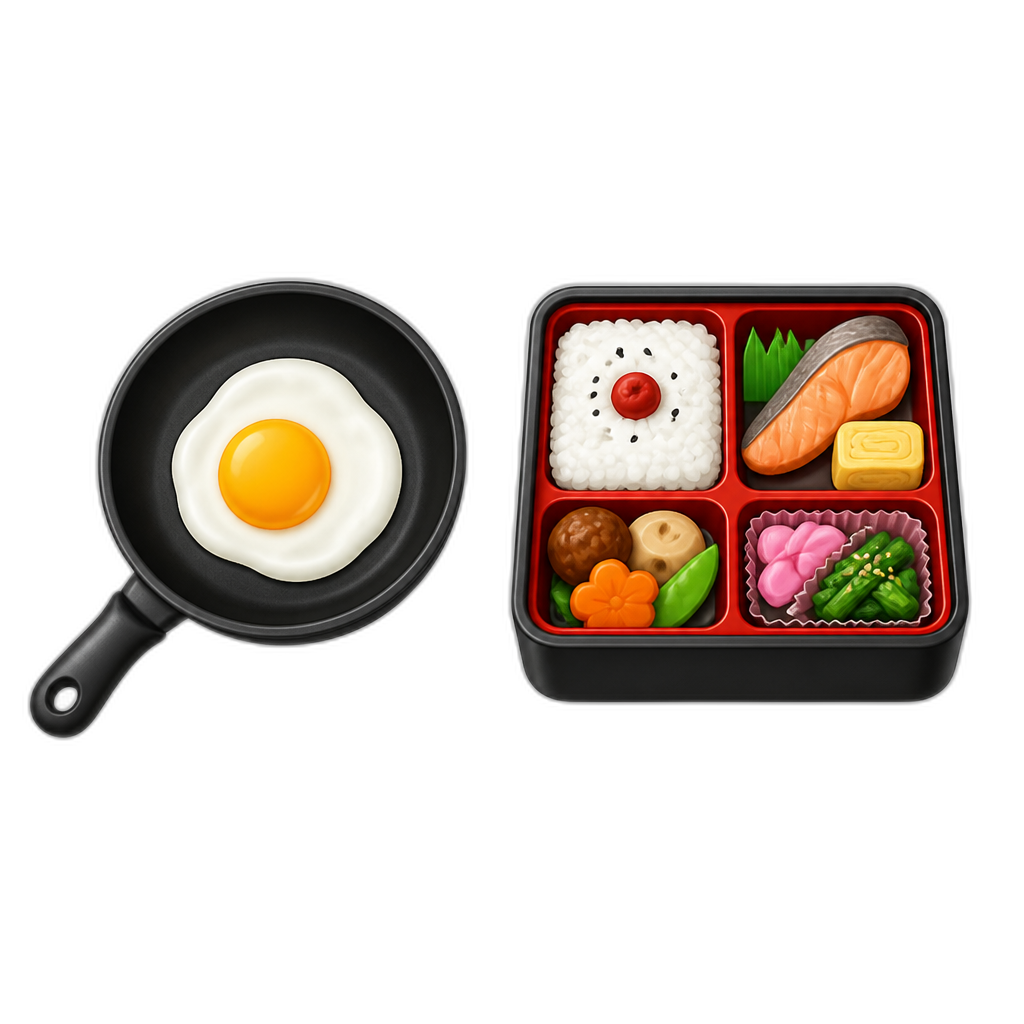 🍳🍱 - AI generated emoji