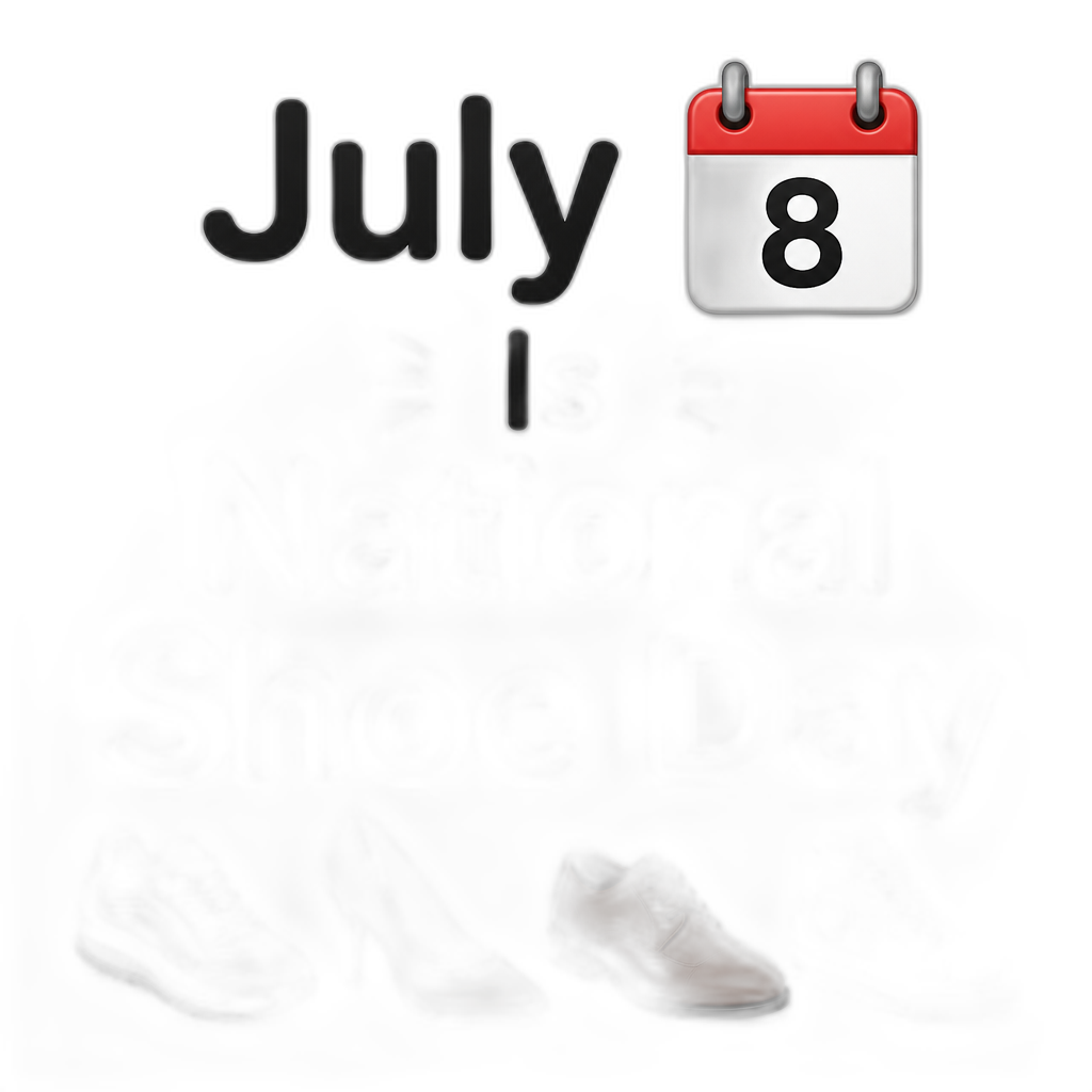 July 8 Is National Shoe Day - AI generated emoji