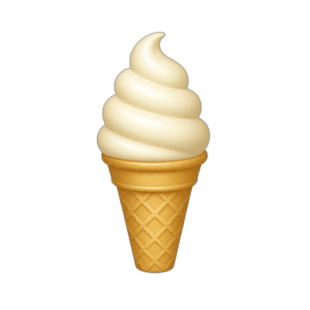 Ice cream - AI generated emoji