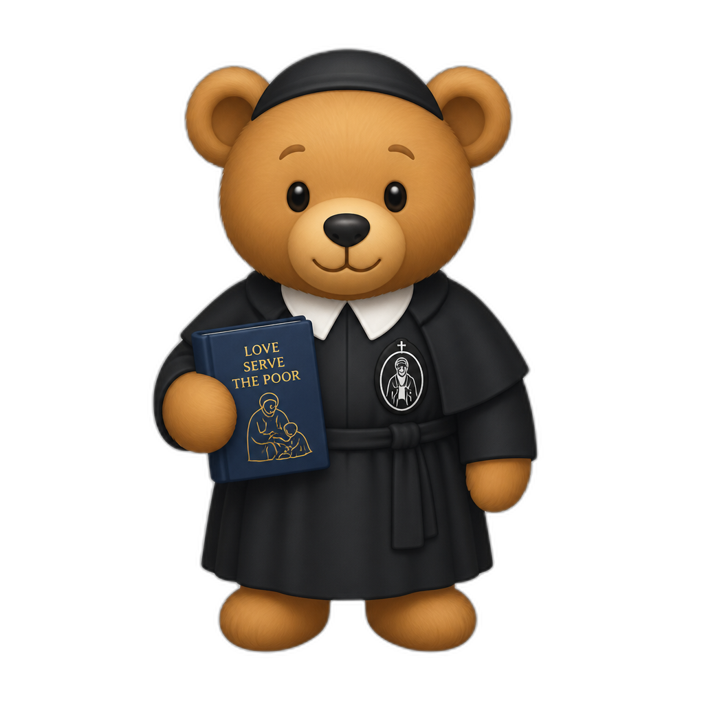 Create a Teddy bear who is a Vincentian - AI generated emoji