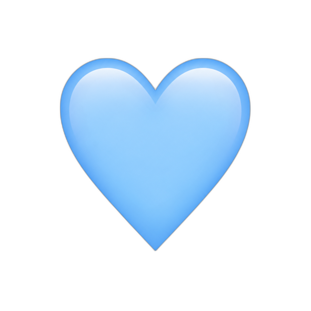 Hình xanh dương nhạt - AI generated emoji