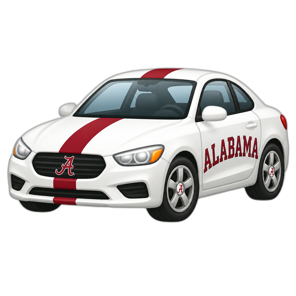 Alabama Car - AI generated emoji