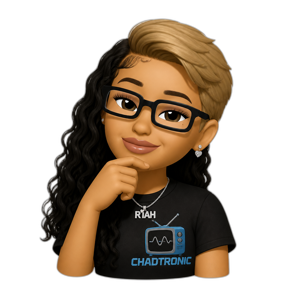 Mariah The Scientist fused with Chadtronic - AI generated emoji