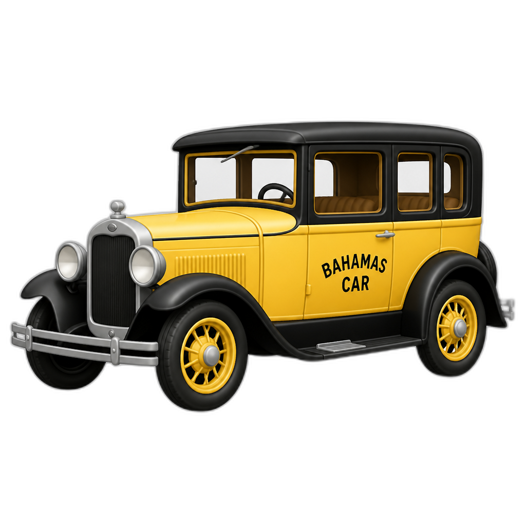Bahamas Car (1930s) - AI generated emoji