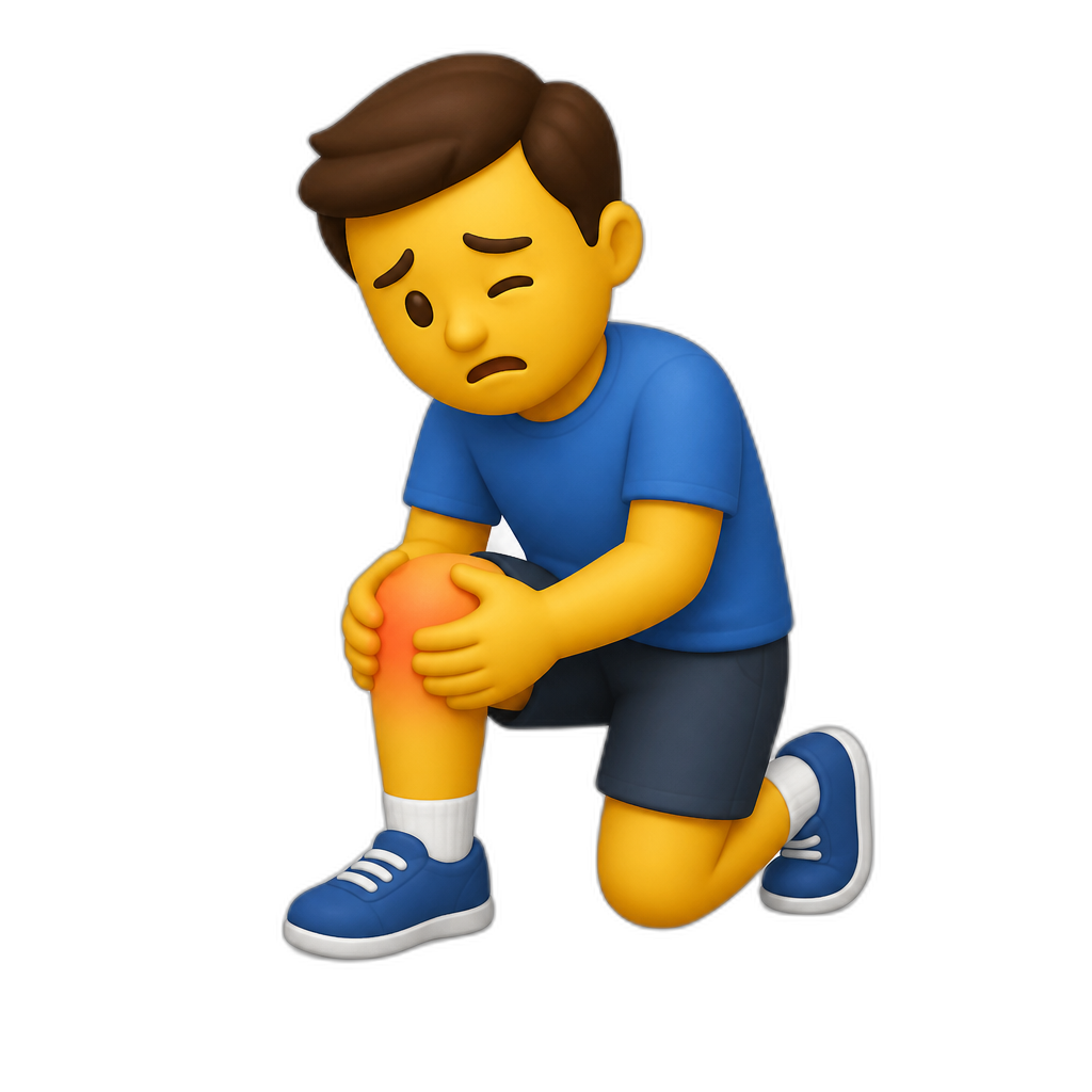 knee hurts - AI generated emoji