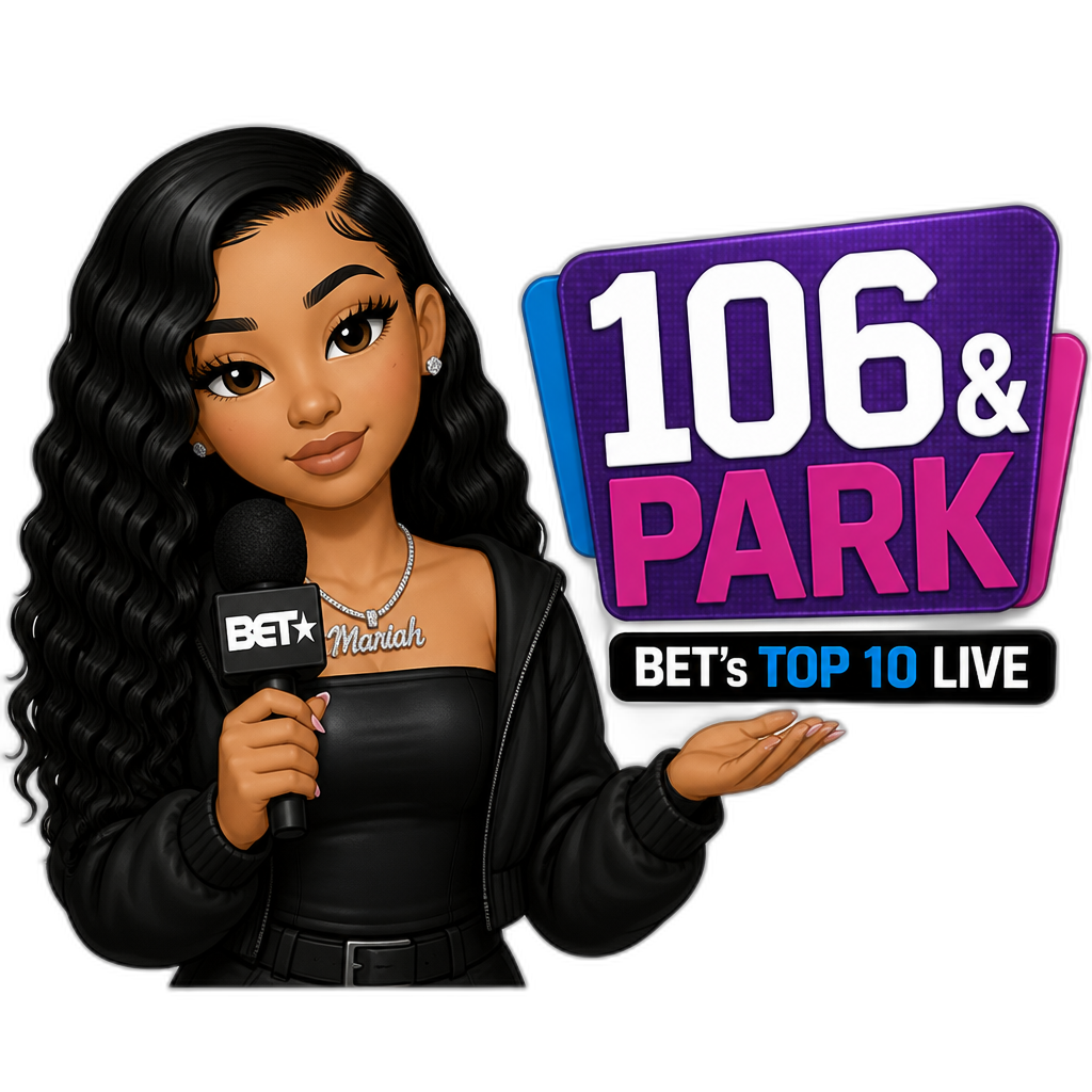 Mariah The Scientist hosting 106 & Park: BET's Top 10 Live - AI generated emoji