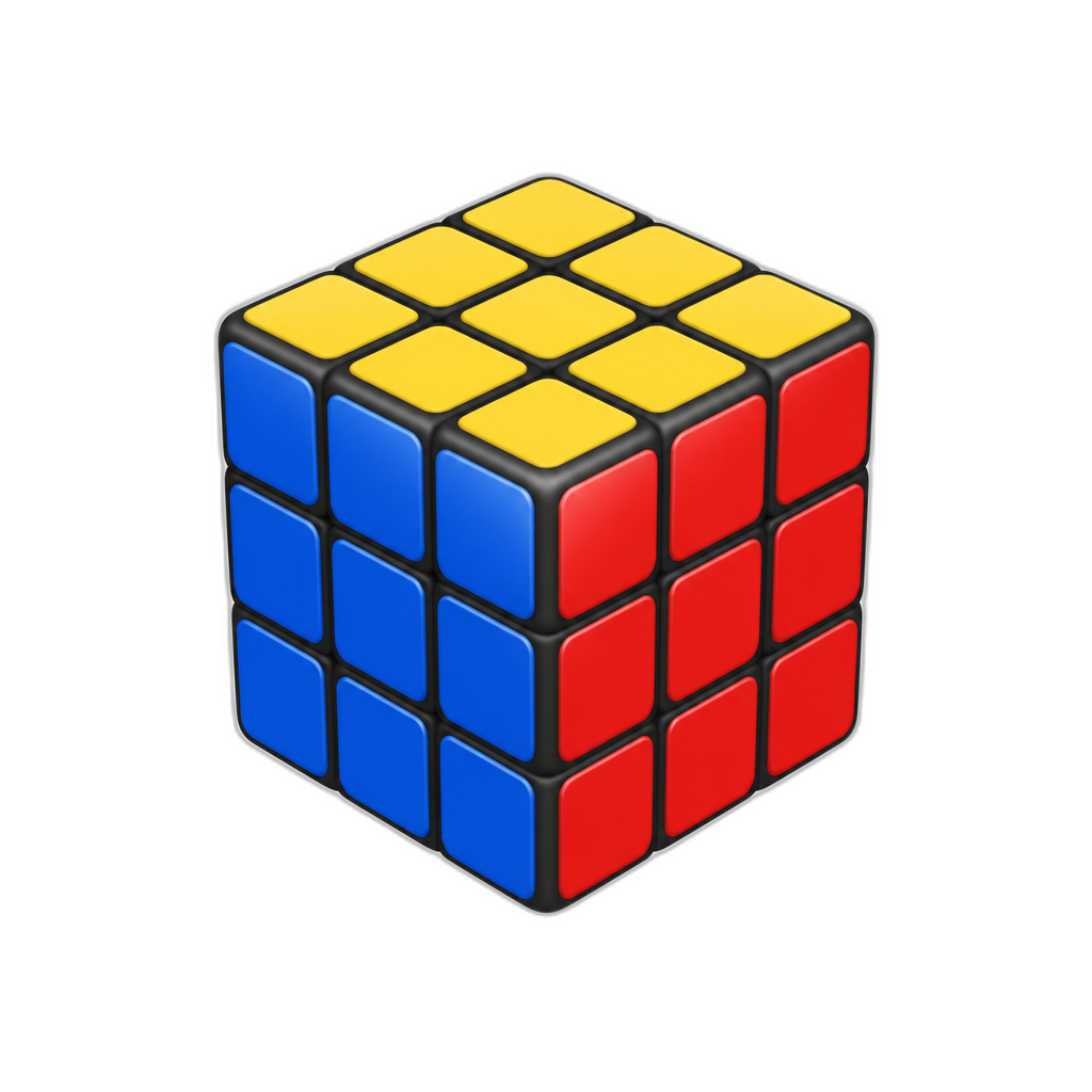 emoji of rubik's cube - AI generated emoji