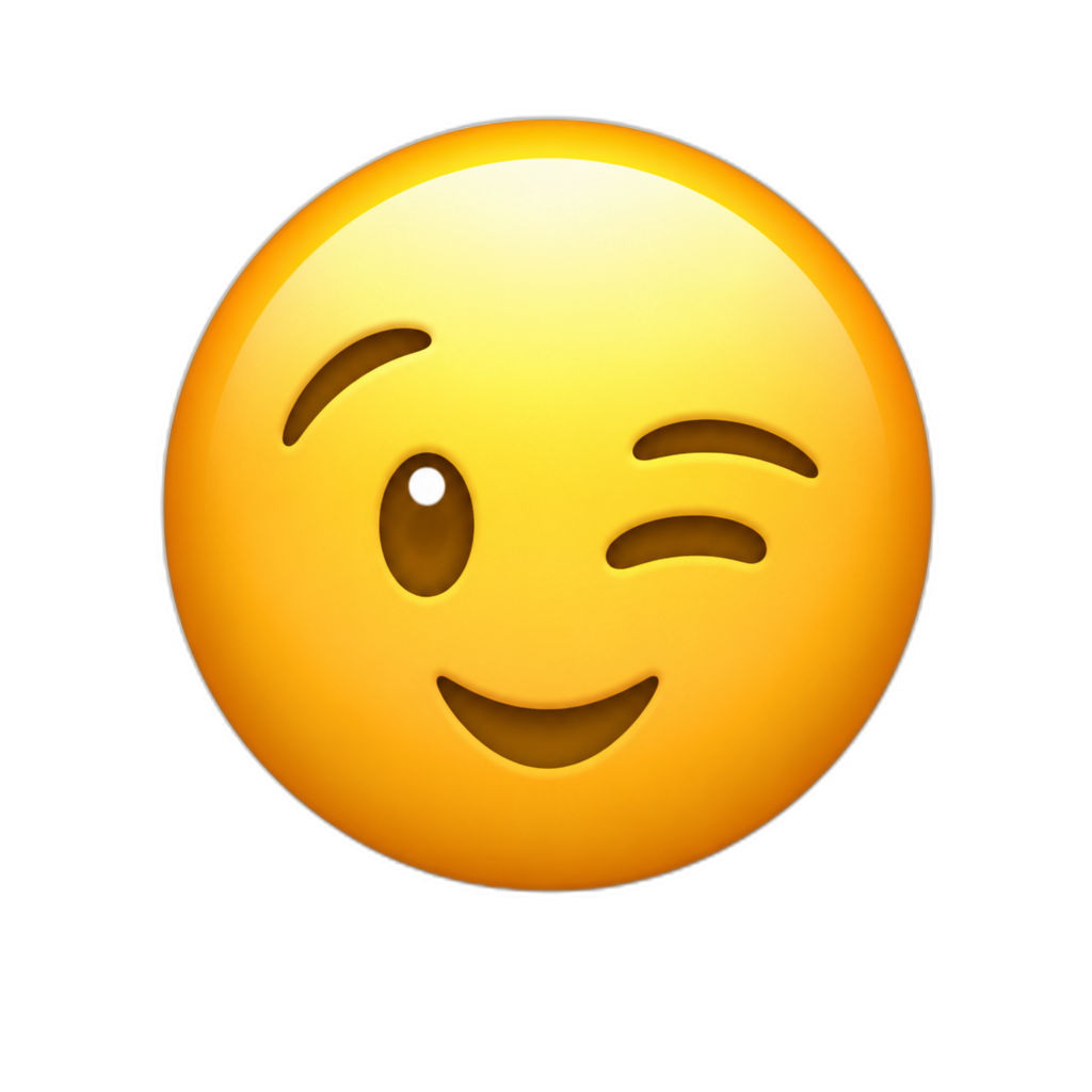 wink - AI generated emoji