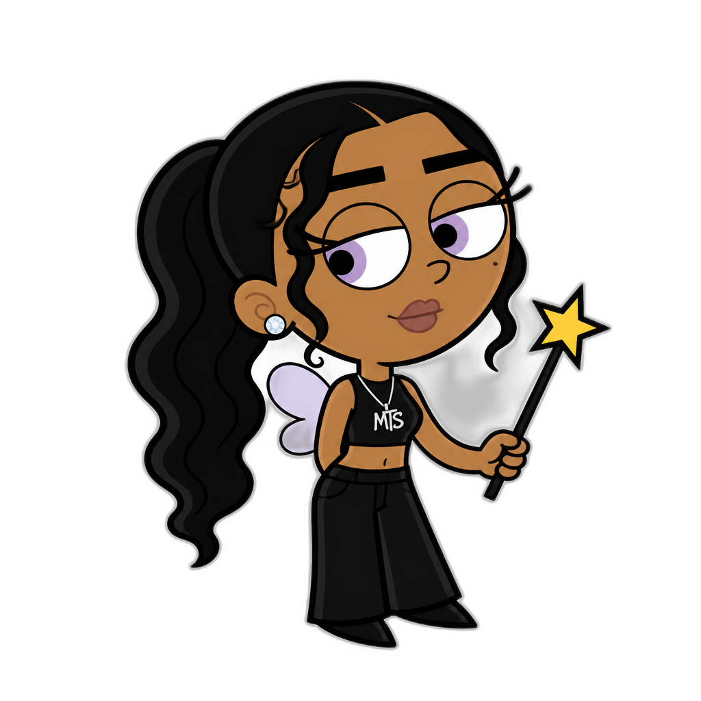 Mariah The Scientist in The Fairly Oddparents - AI generated emoji