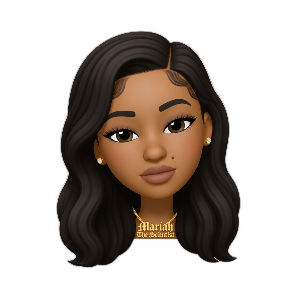 Mariah The Scientist Mii - AI generated emoji