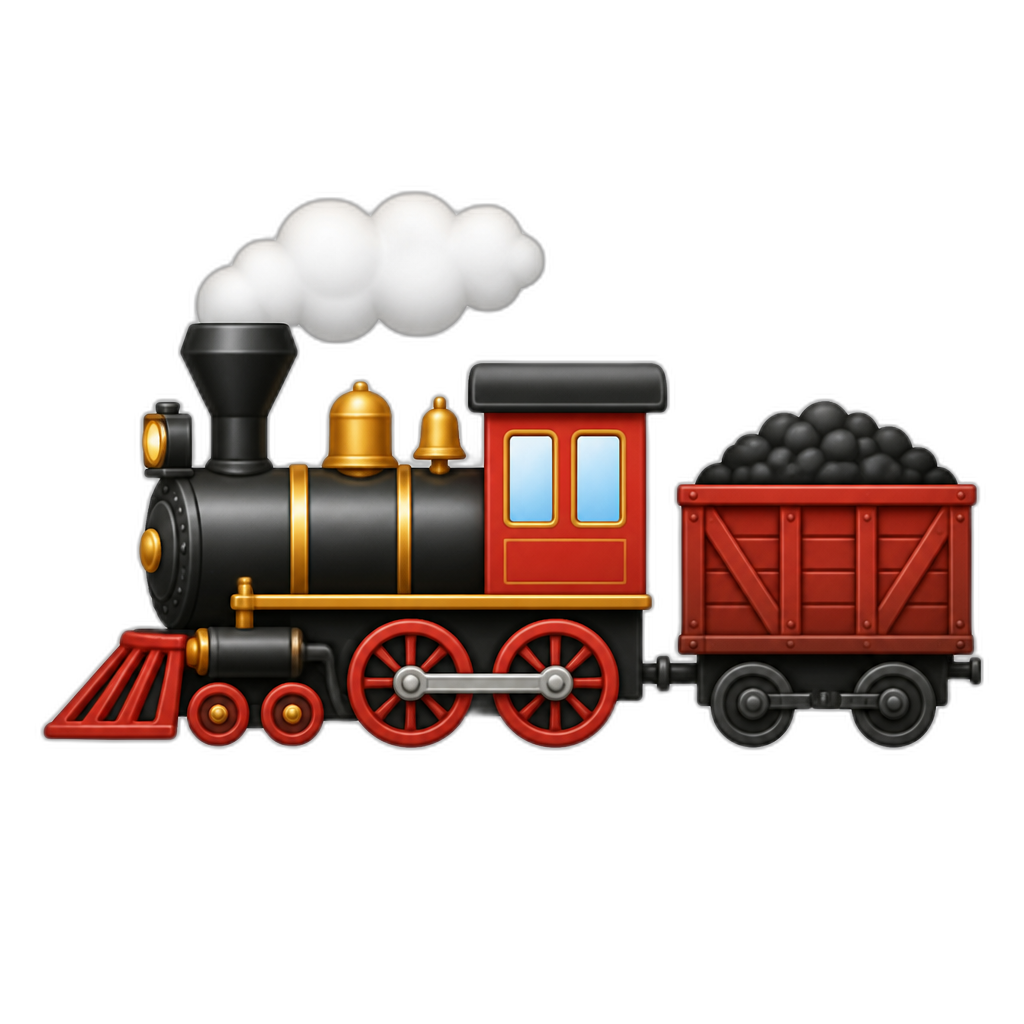 Freight Train - AI generated emoji